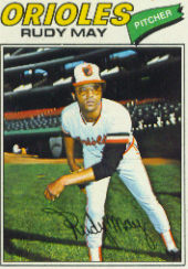 1977 Topps Baseball Cards      056      Rudy May